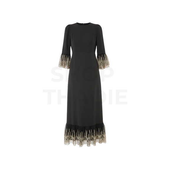 POMANDER PLACE Black Lillith Dress Size M NWT Retail $188 Tuckernuck - Picture 7 of 7